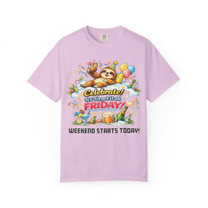 Friday - Procrastination Sloth Series T-shirt