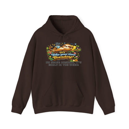 Tuesday - Procrastination Sloth Series Hoodie