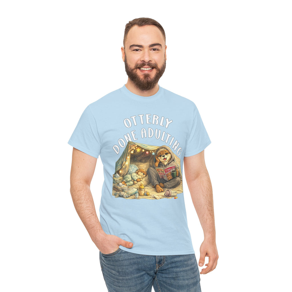 "Otterly Done Adulting" Mom Tee - Otter Series