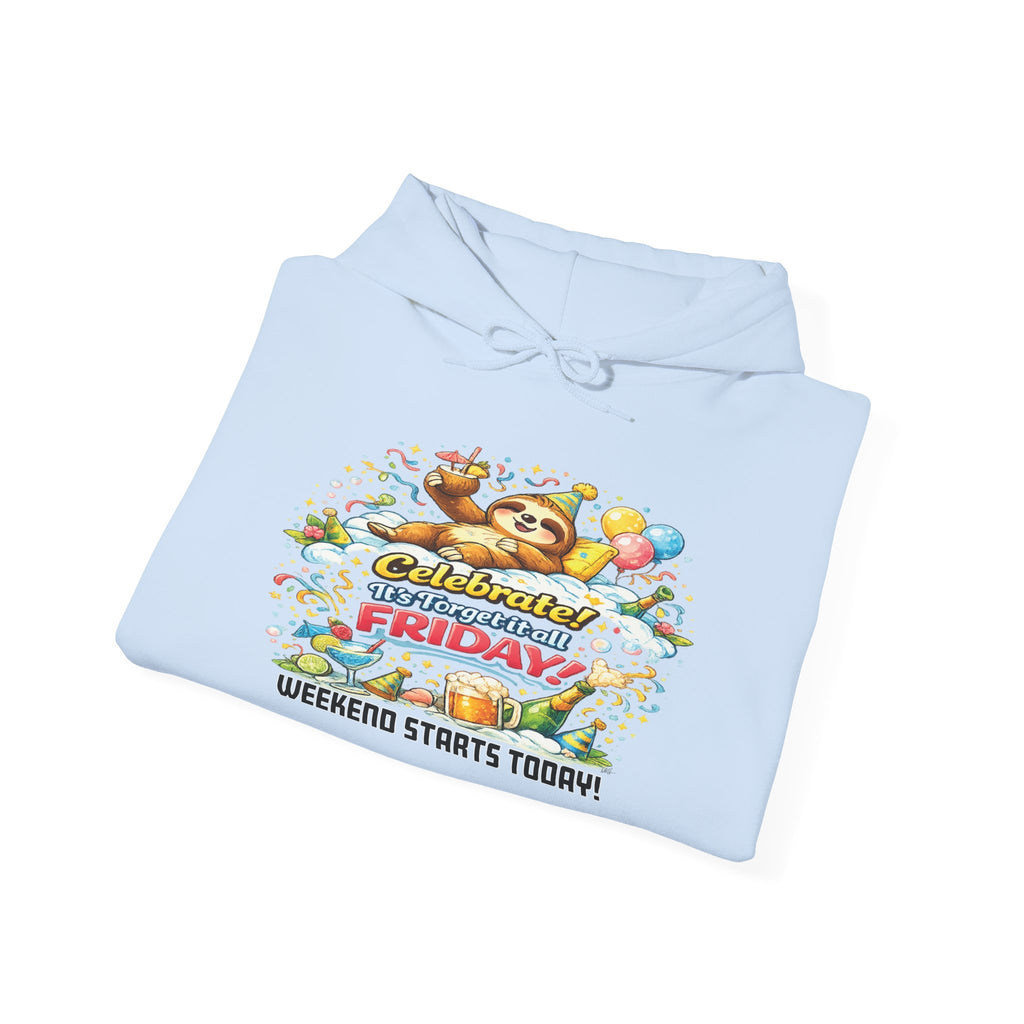 Friday - Procrastination Sloth Series Hoodie