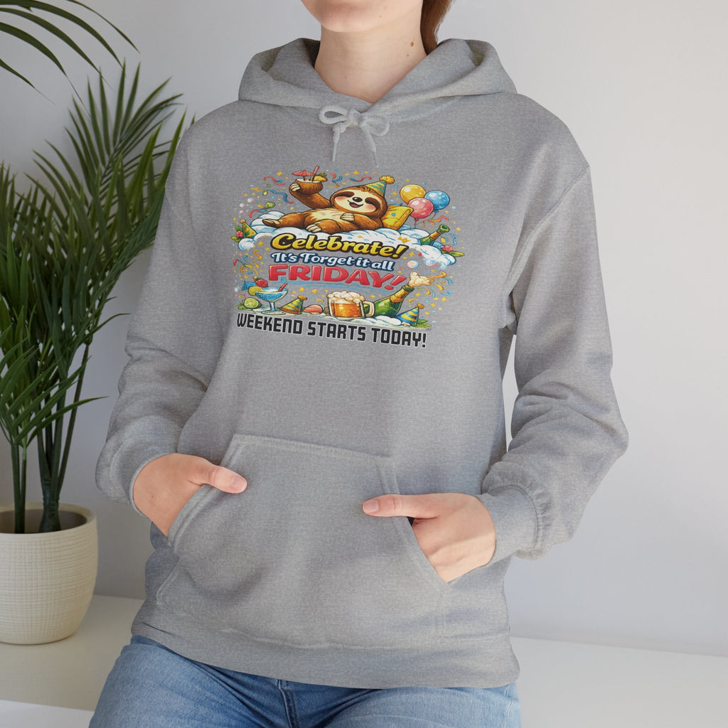 Friday - Procrastination Sloth Series Hoodie