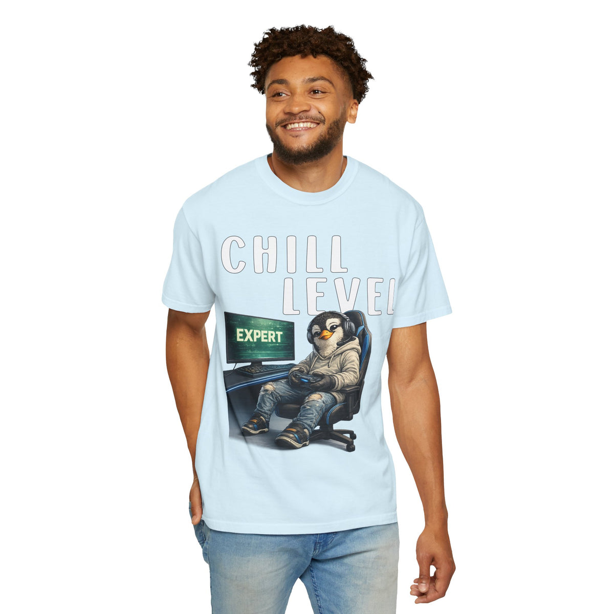 Chill Level Expert Boy T-shirt - Penguin Series