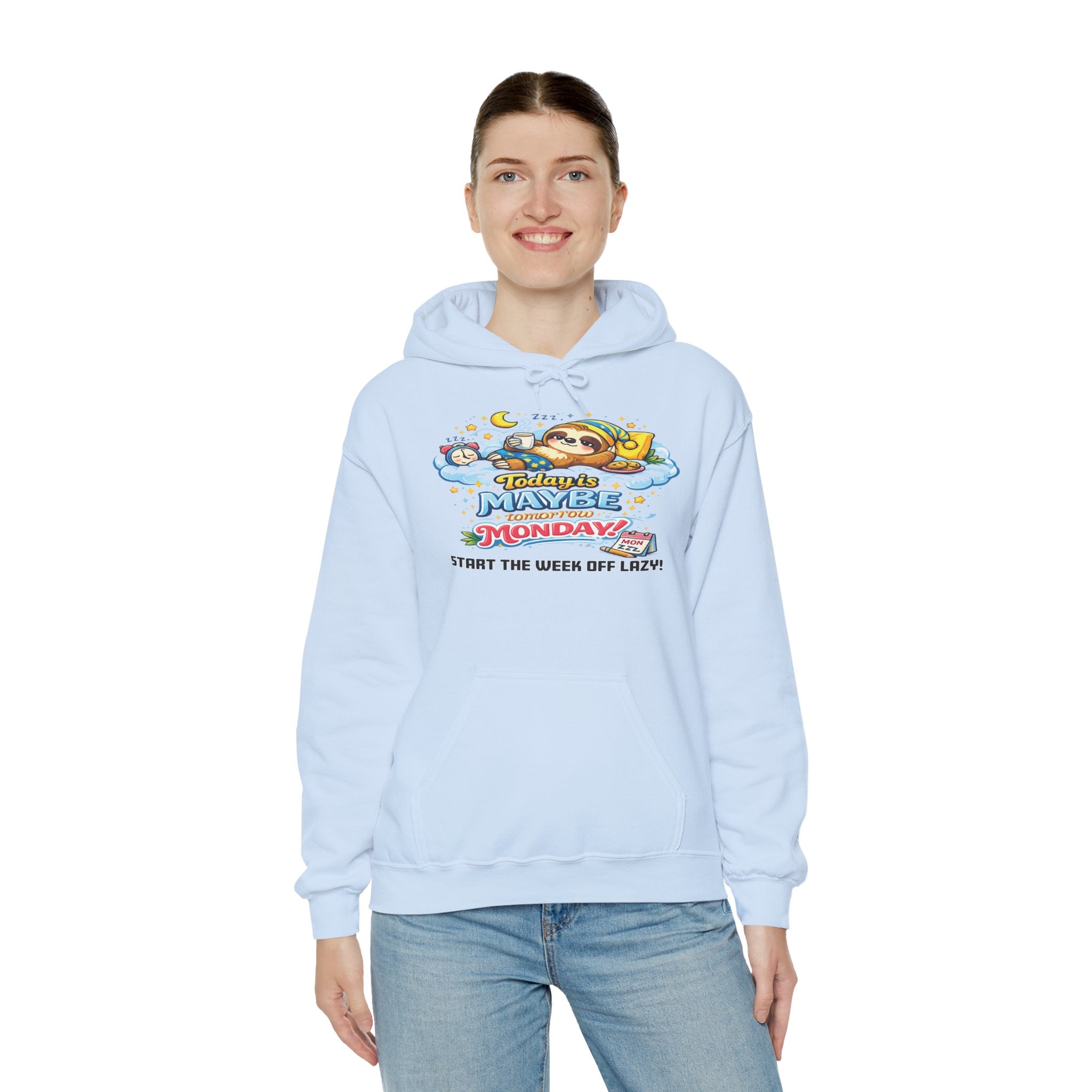 Monday - Procrastination Sloth Series Hoodie