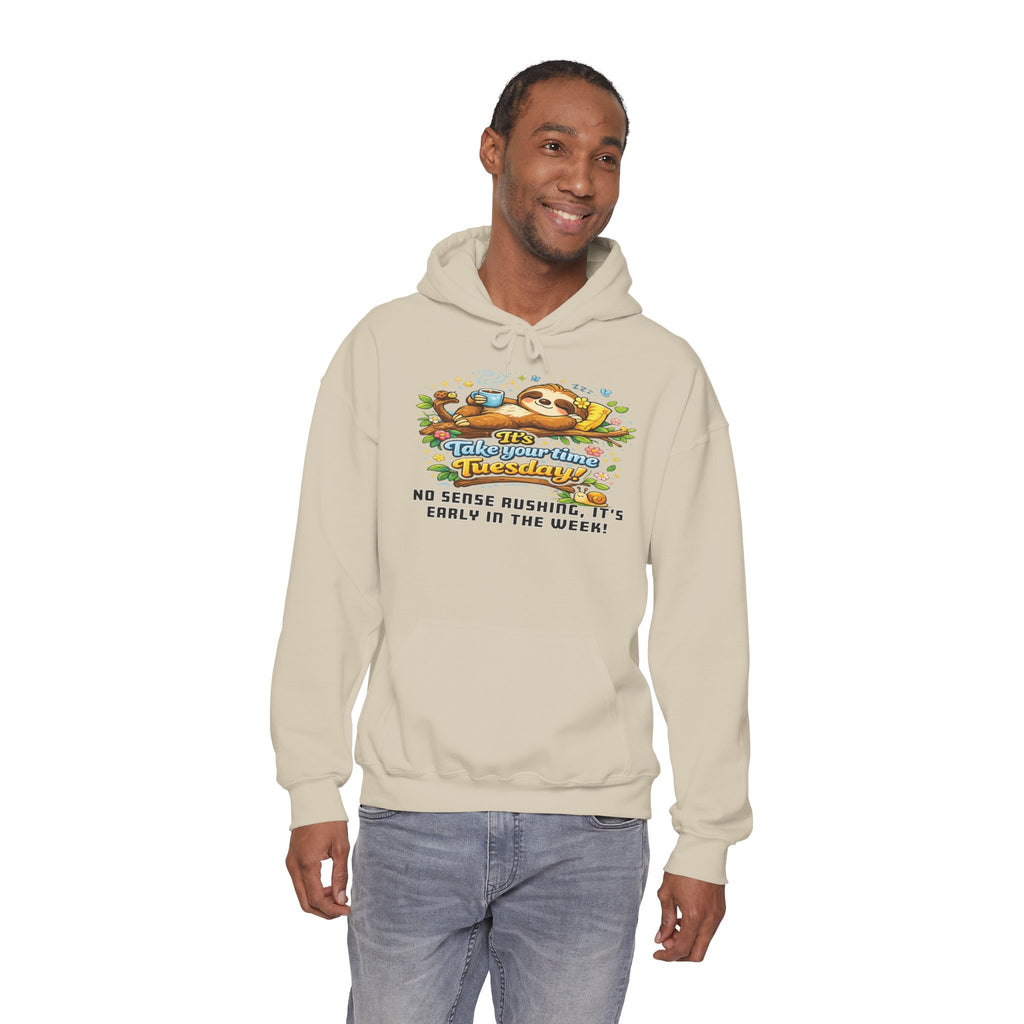 Tuesday - Procrastination Sloth Series Hoodie