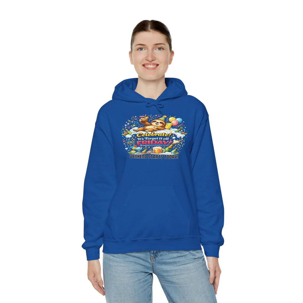 Friday - Procrastination Sloth Series Hoodie