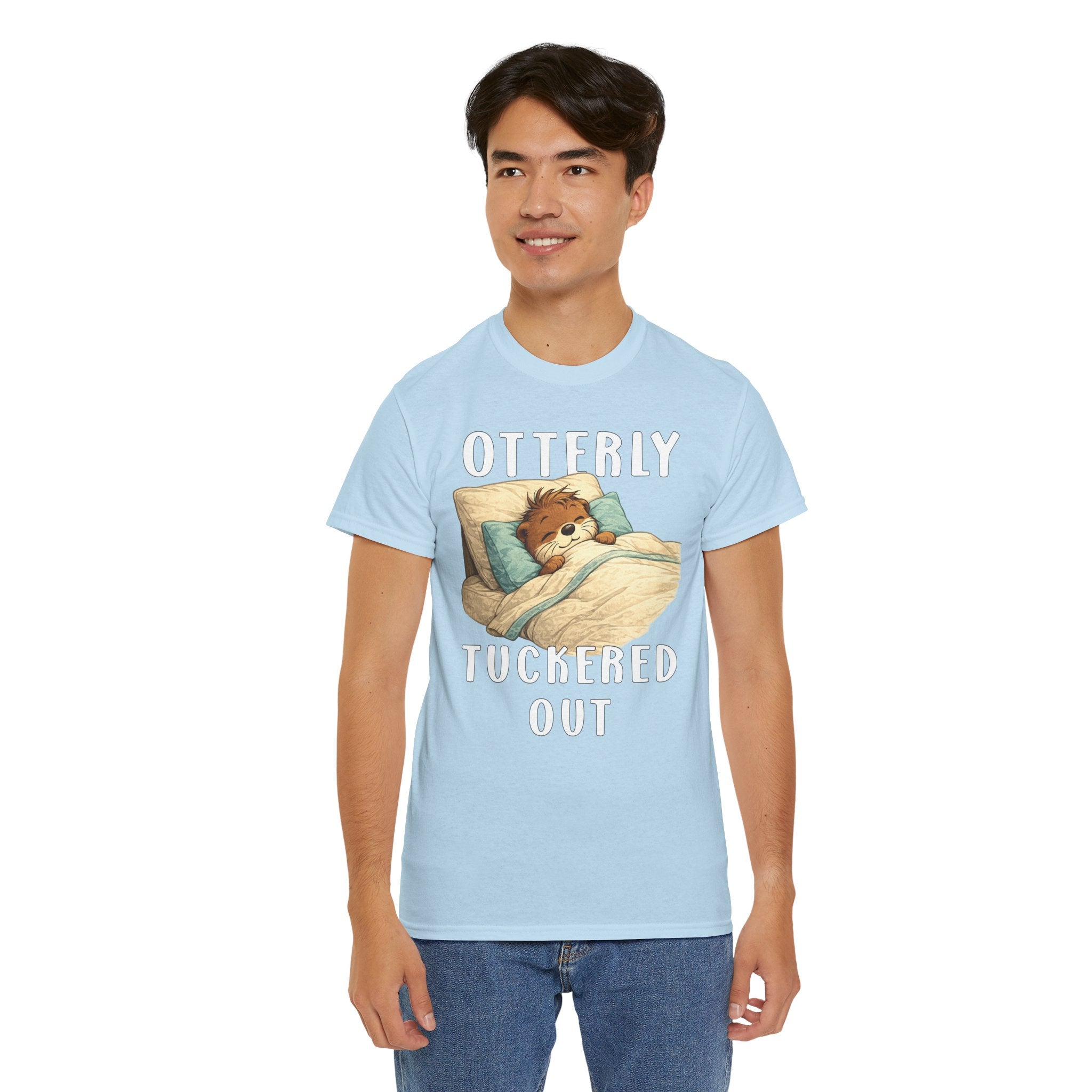 "Otterly Tuckered Out" Tee - Otter Series