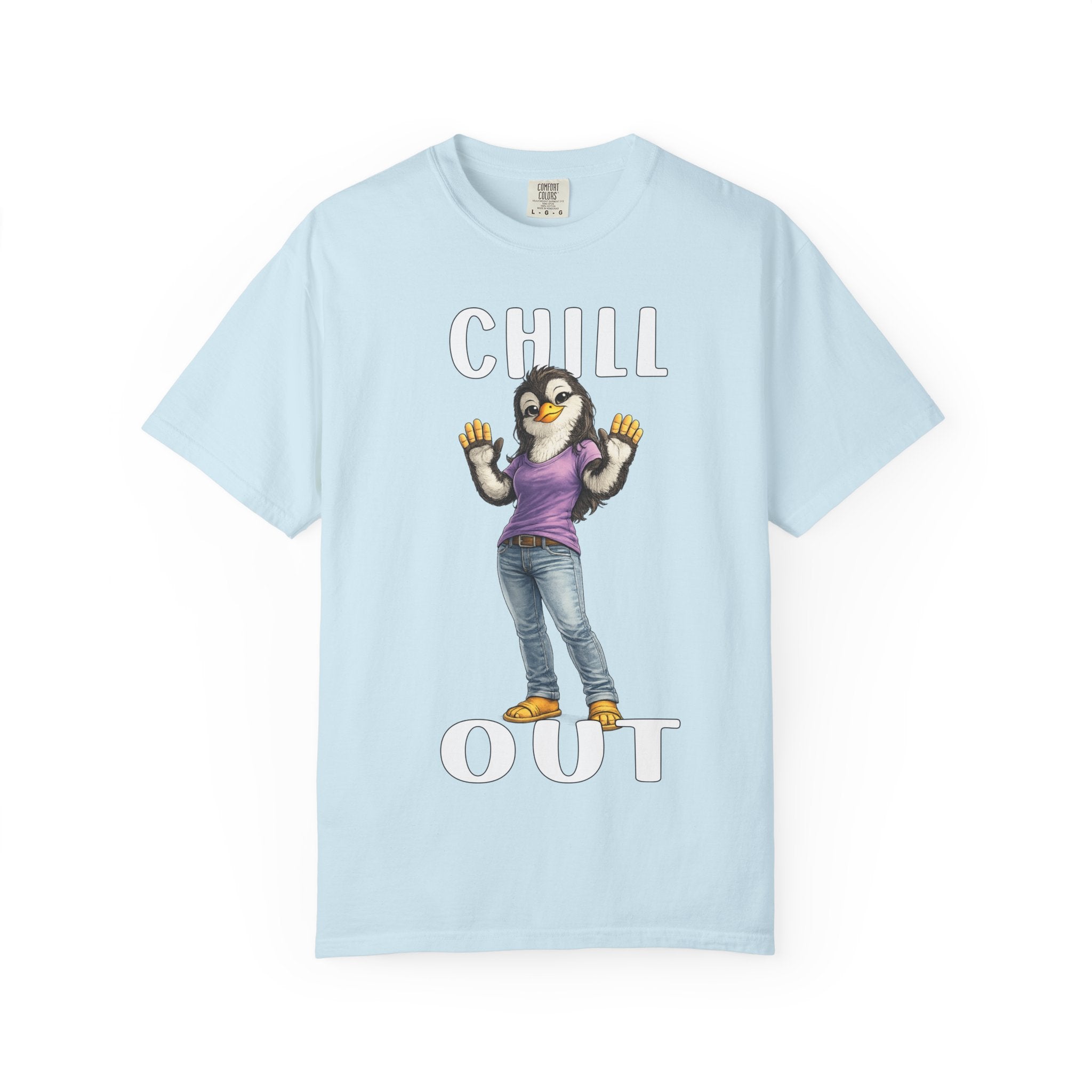 Chill Out Girl T-shirt - Penguin Series