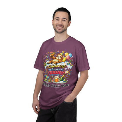 Friday - Procrastination Sloth Series T-shirt