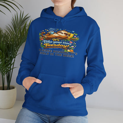 Tuesday - Procrastination Sloth Series Hoodie