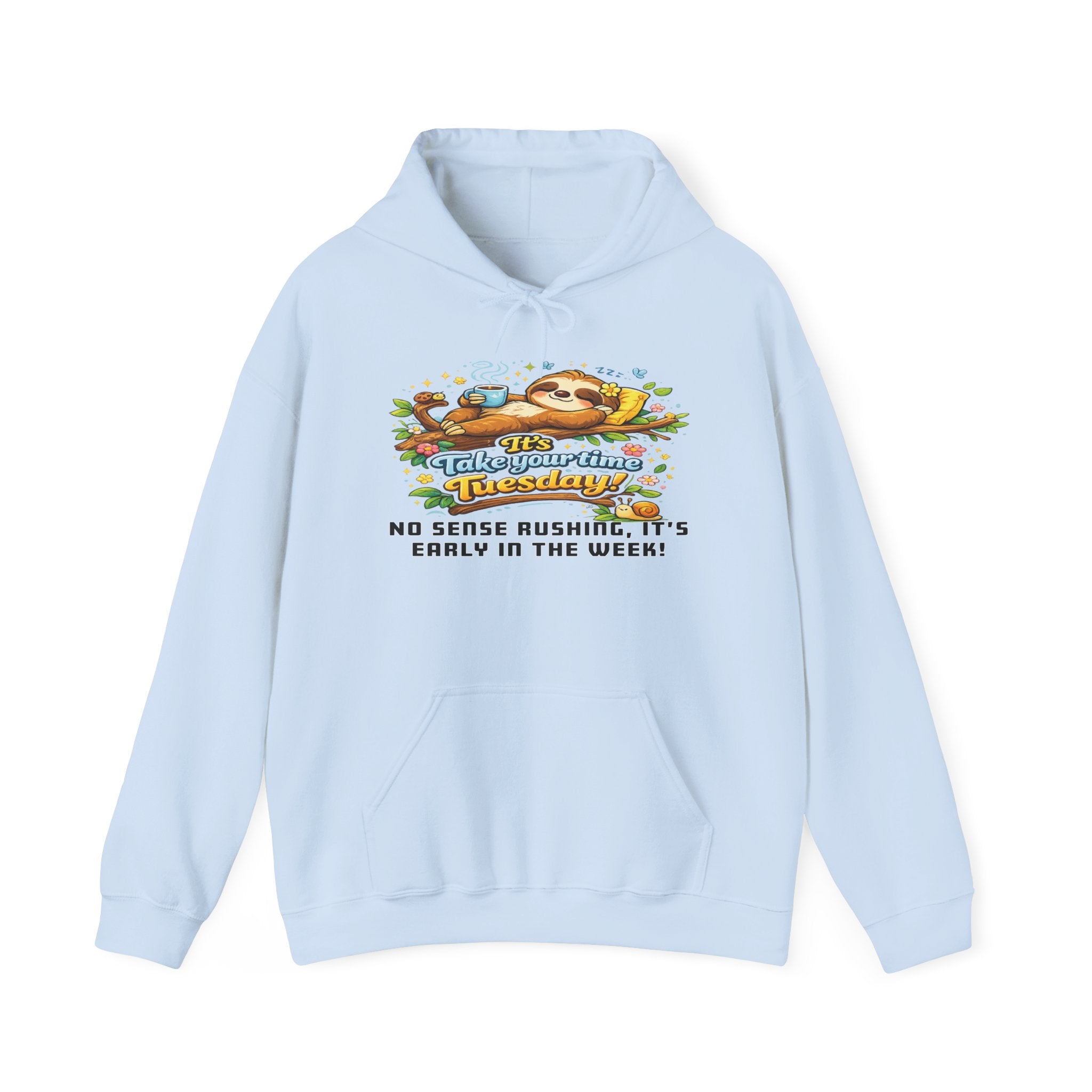 Tuesday - Procrastination Sloth Series Hoodie