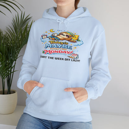 Monday - Procrastination Sloth Series Hoodie
