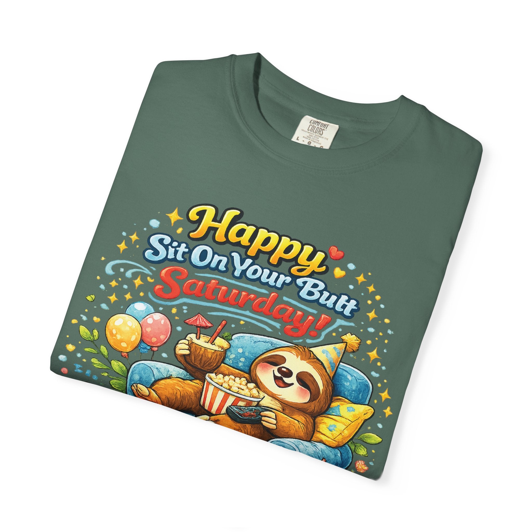Saturday - Procrastination Sloth Series T-shirt