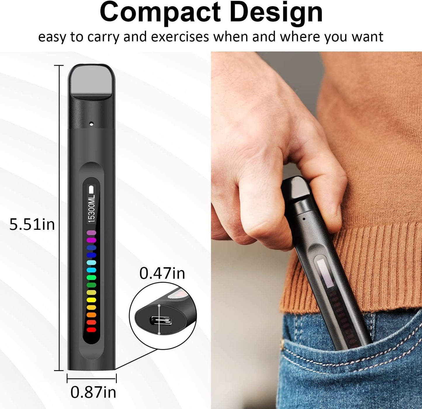 Lung Capacity Tester Running Tester Breathing Trainer Exercise Vital Capacity Practical And Convenient Fitness Equipment