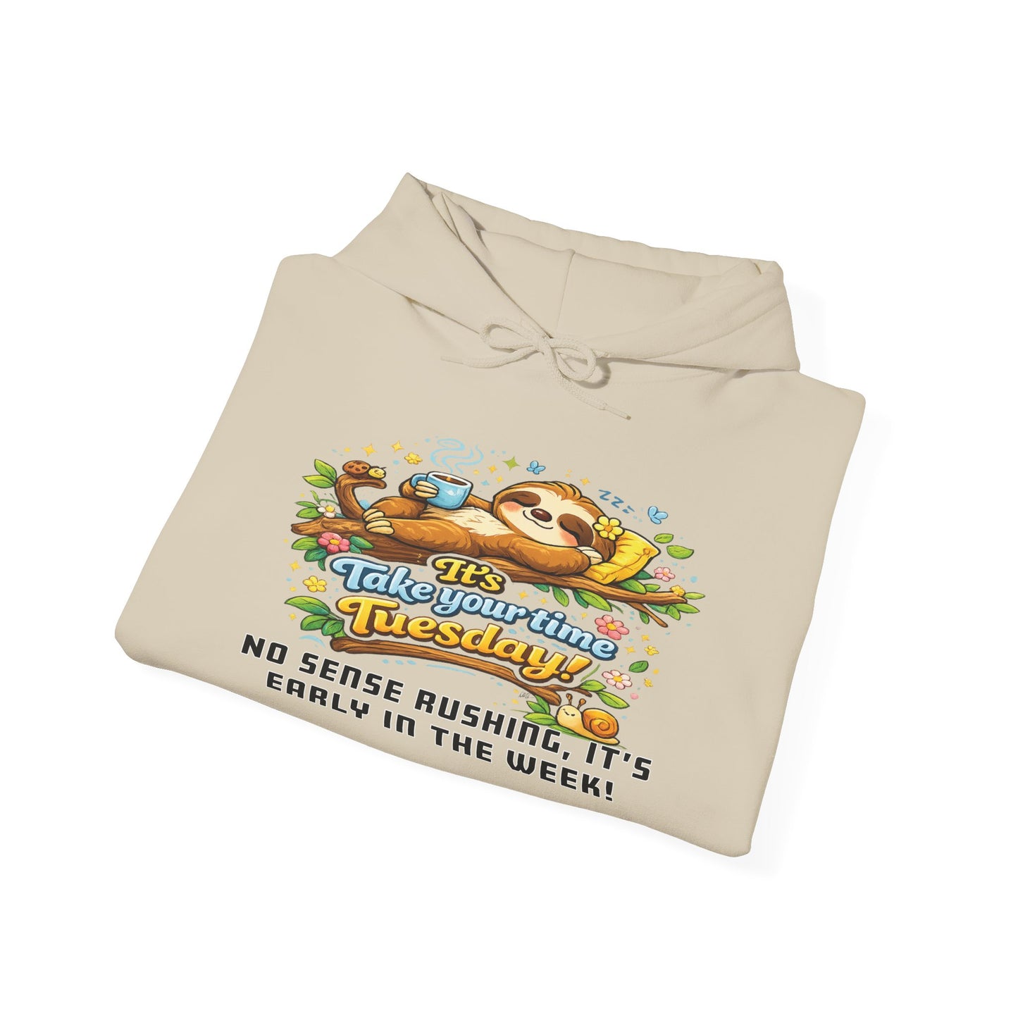 Tuesday - Procrastination Sloth Series Hoodie