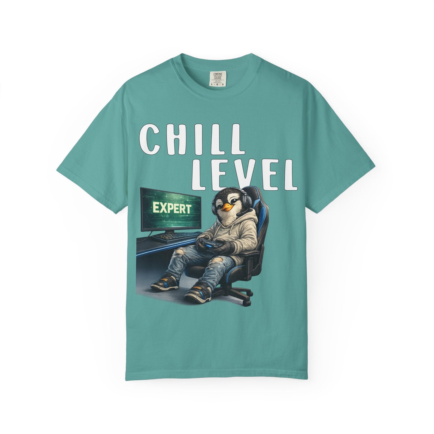 Chill Level Expert T-shirt - Penguin Series