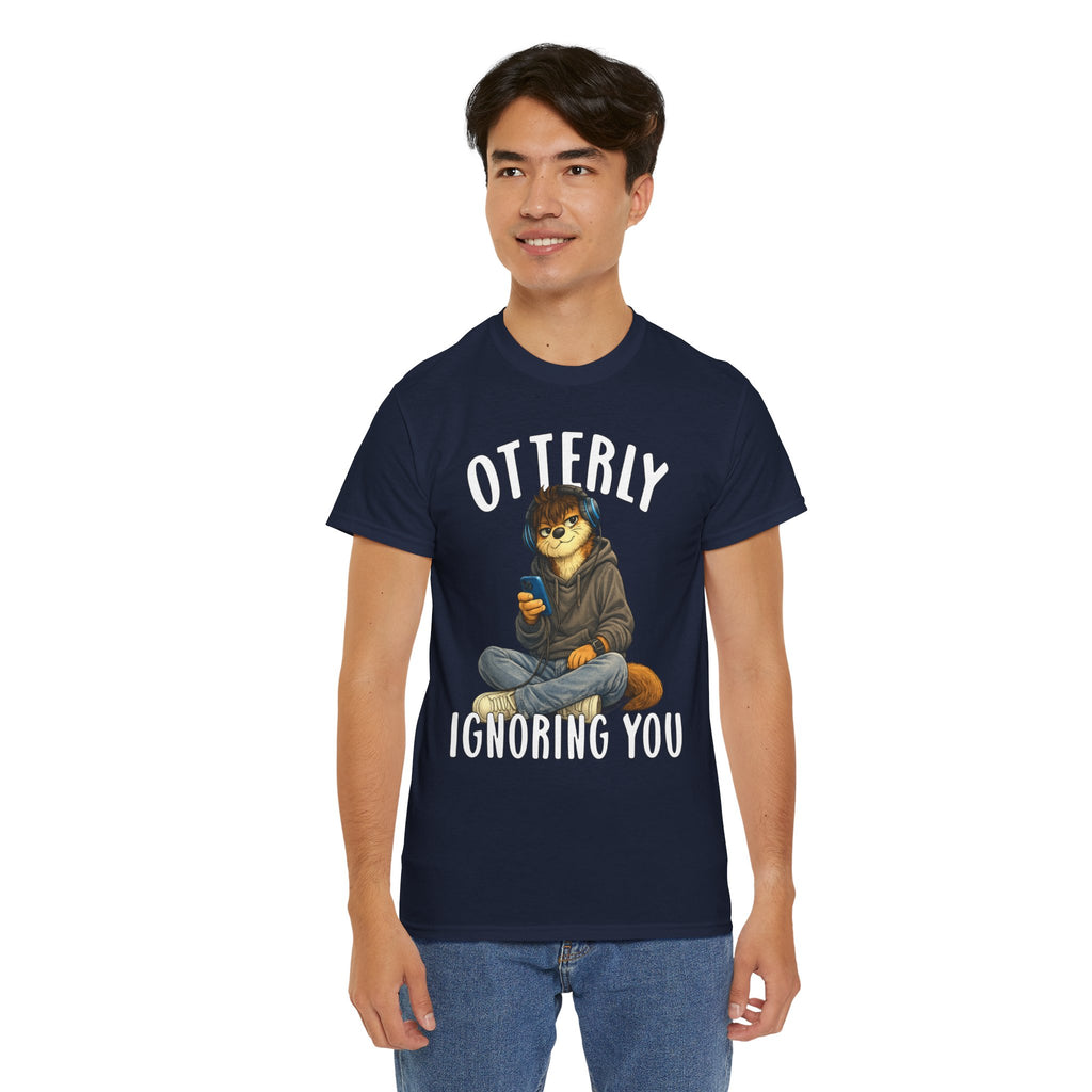 "Otterly Ignoring You" Teen Boy Tee - Otter Series