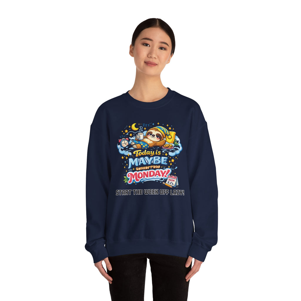 Monday - Procrastination Sloth Series Sweatshirt
