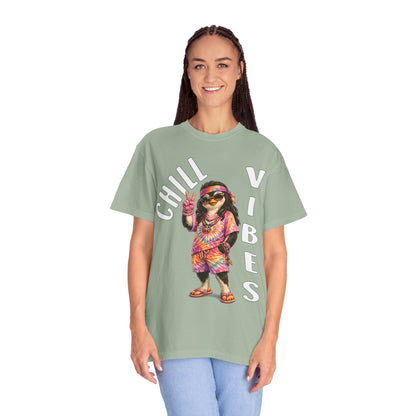 Chill Vibes Girl T-shirt - Penguin Series