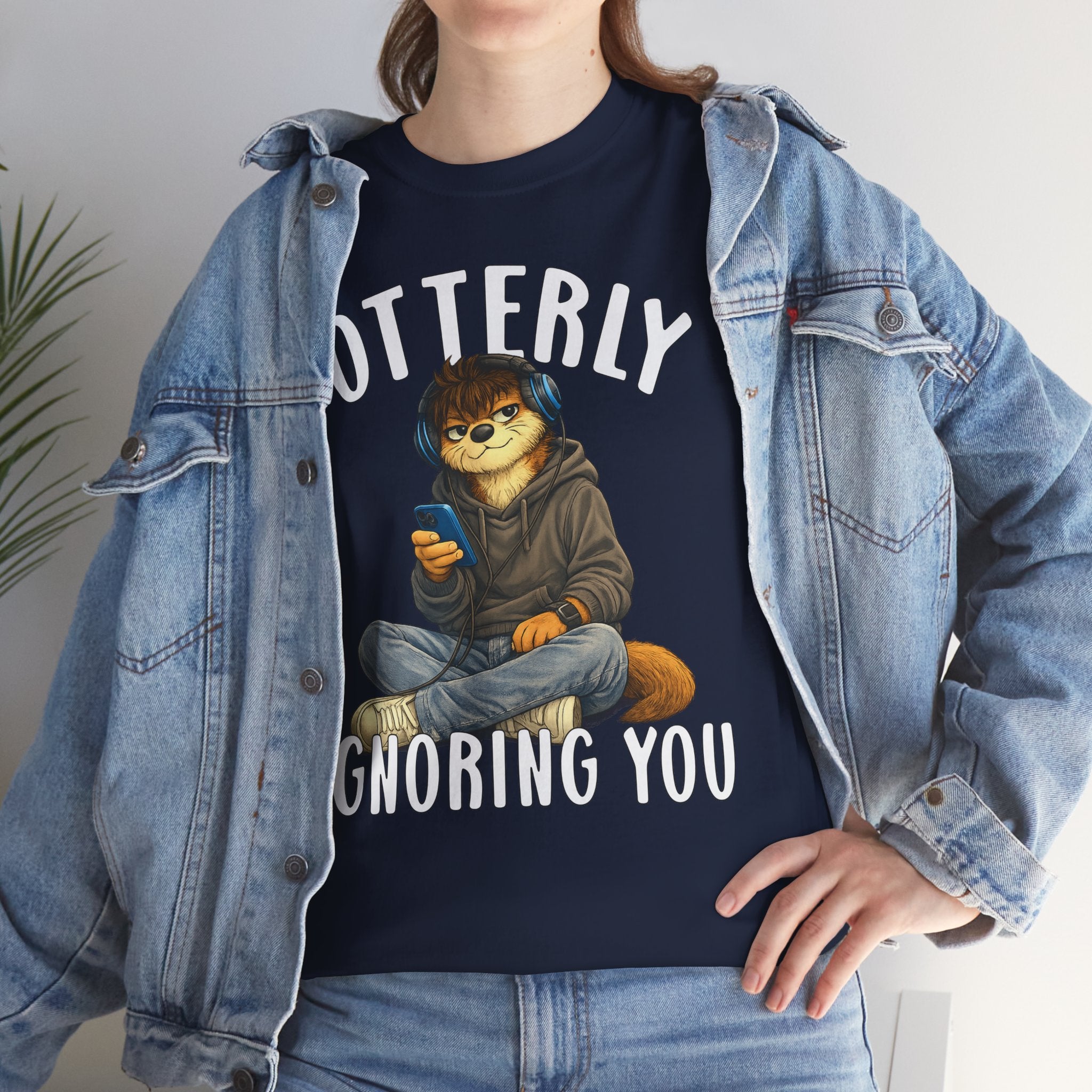 "Otterly Ignoring You" Teen Boy Tee - Otter Series