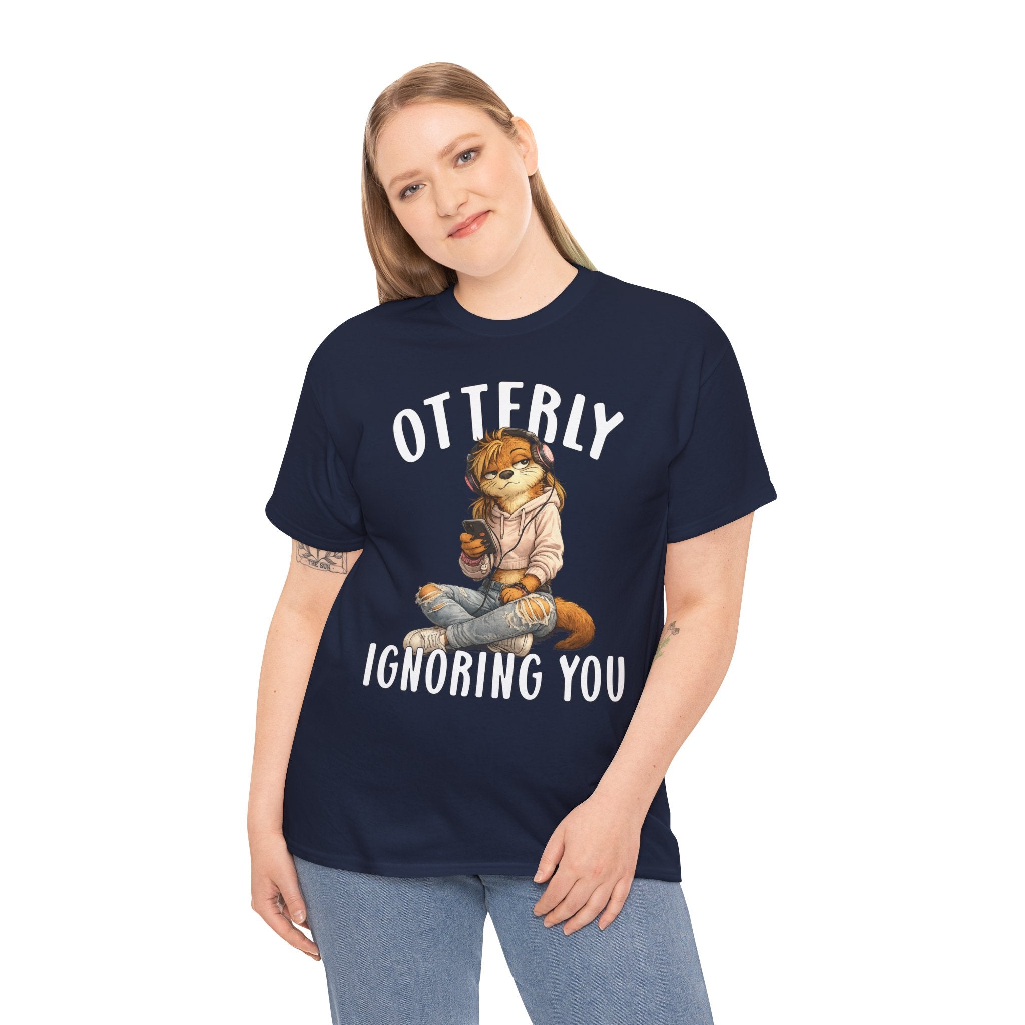 "Otterly Ignoring You" TeenGirl Tee - Otter Series