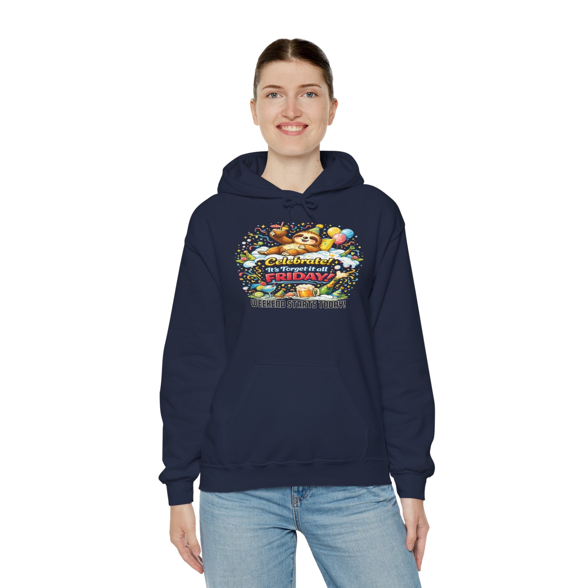 Friday - Procrastination Sloth Series Hoodie