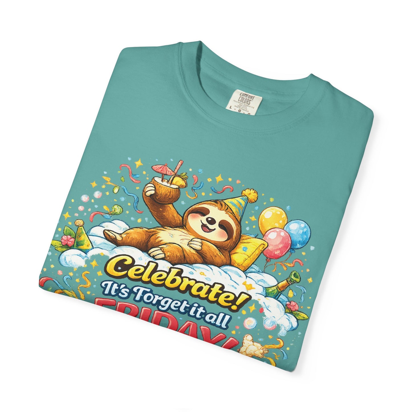 Friday - Procrastination Sloth Series T-shirt