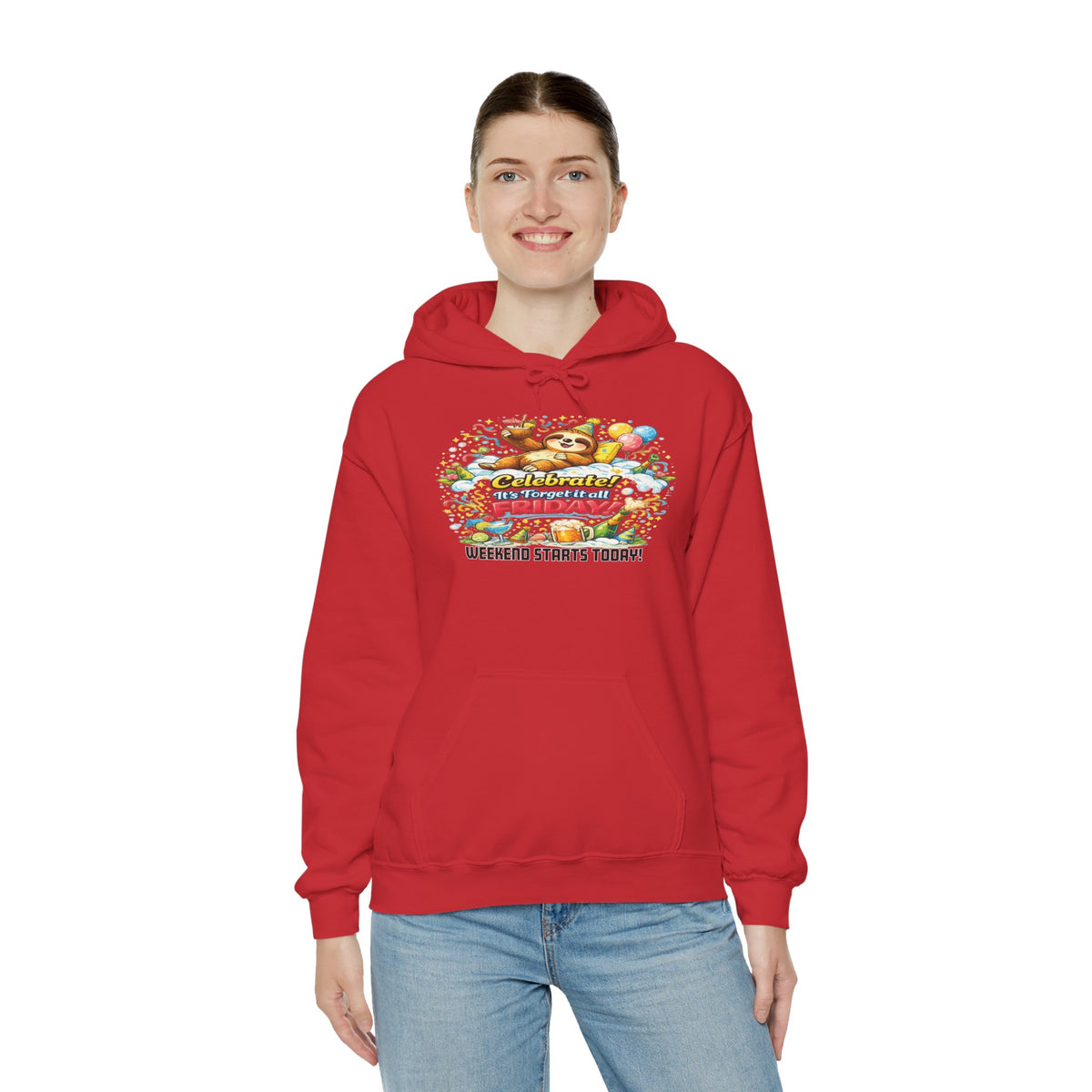 Friday - Procrastination Sloth Series Hoodie