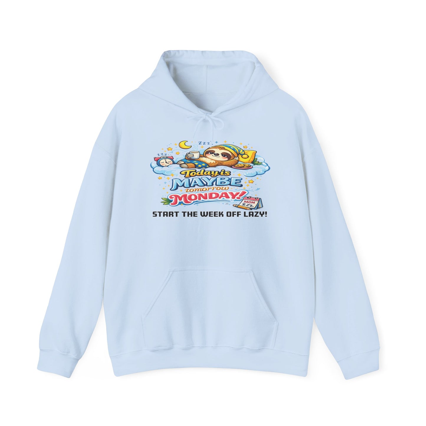 Monday - Procrastination Sloth Series Hoodie