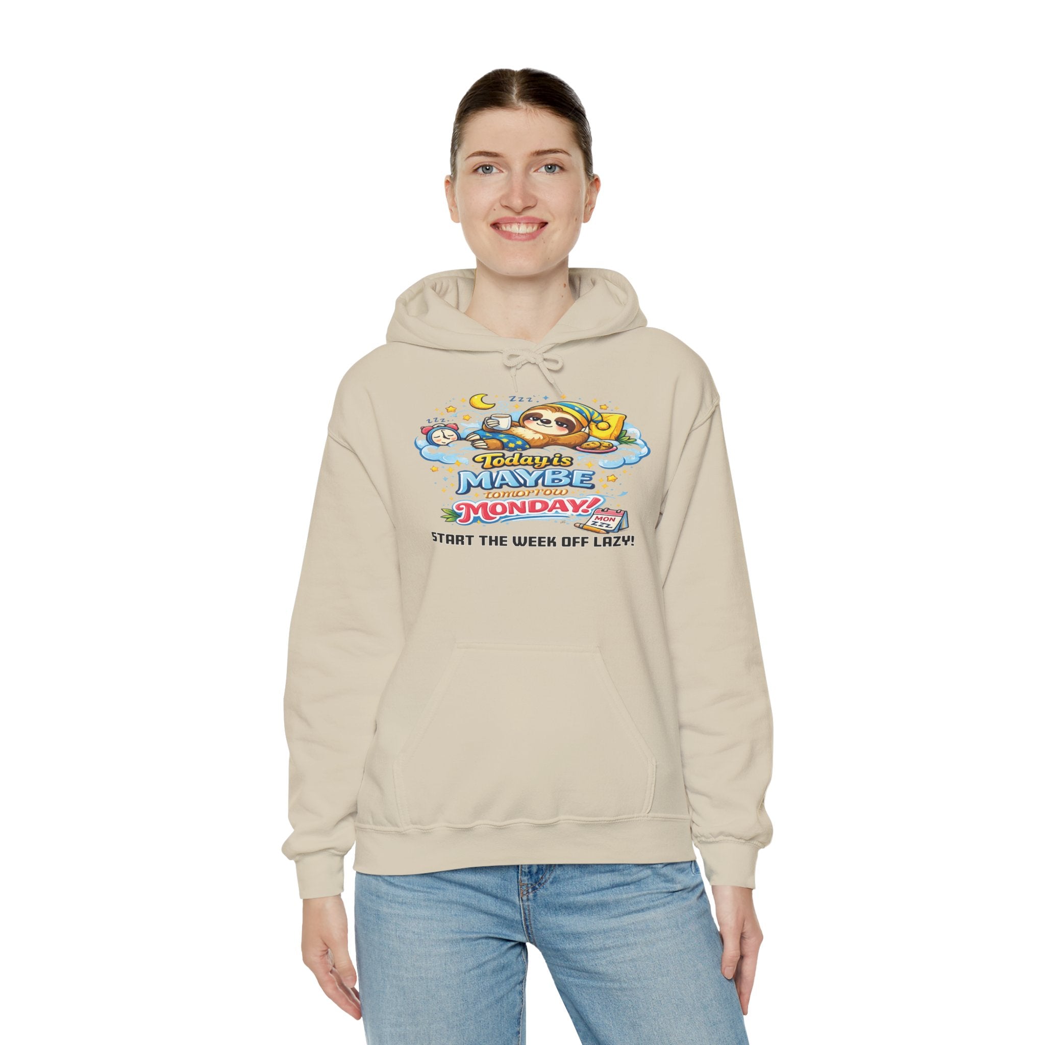 Monday - Procrastination Sloth Series Hoodie