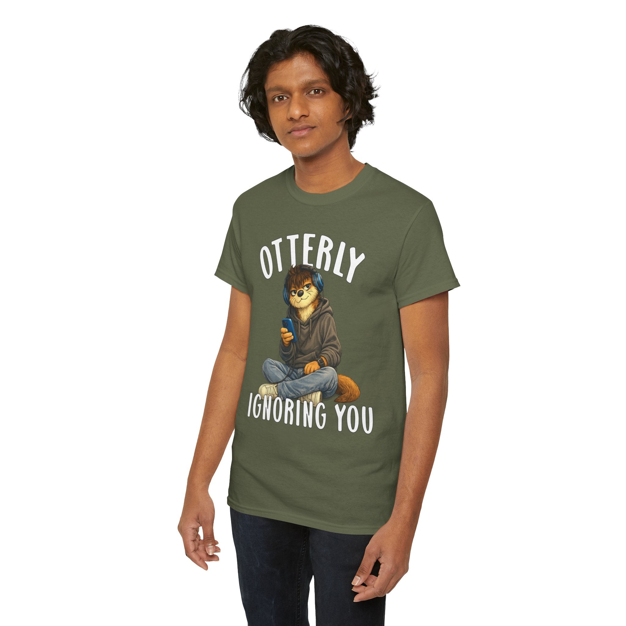 "Otterly Ignoring You" Teen Boy Tee - Otter Series