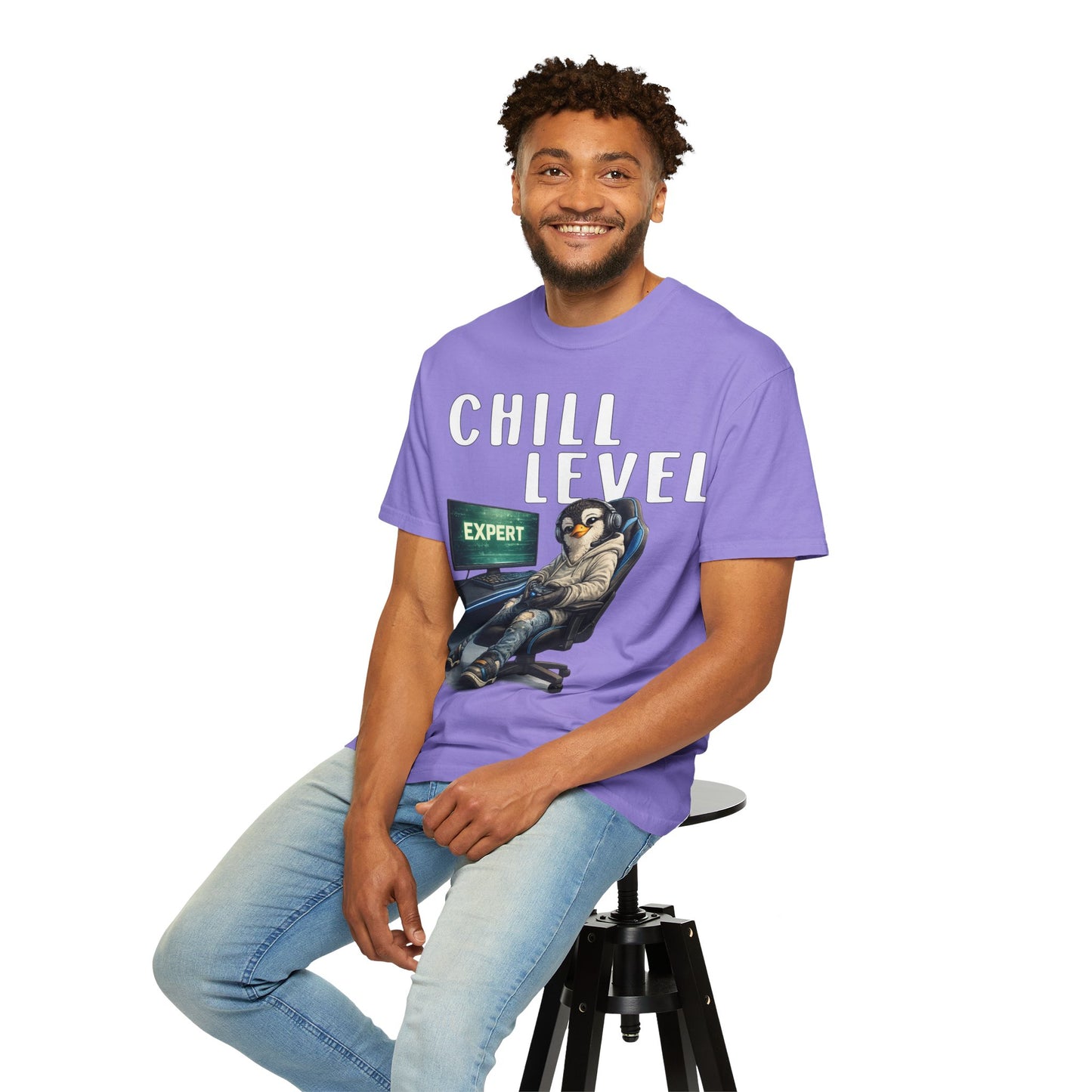 Chill Level Expert T-shirt - Penguin Series