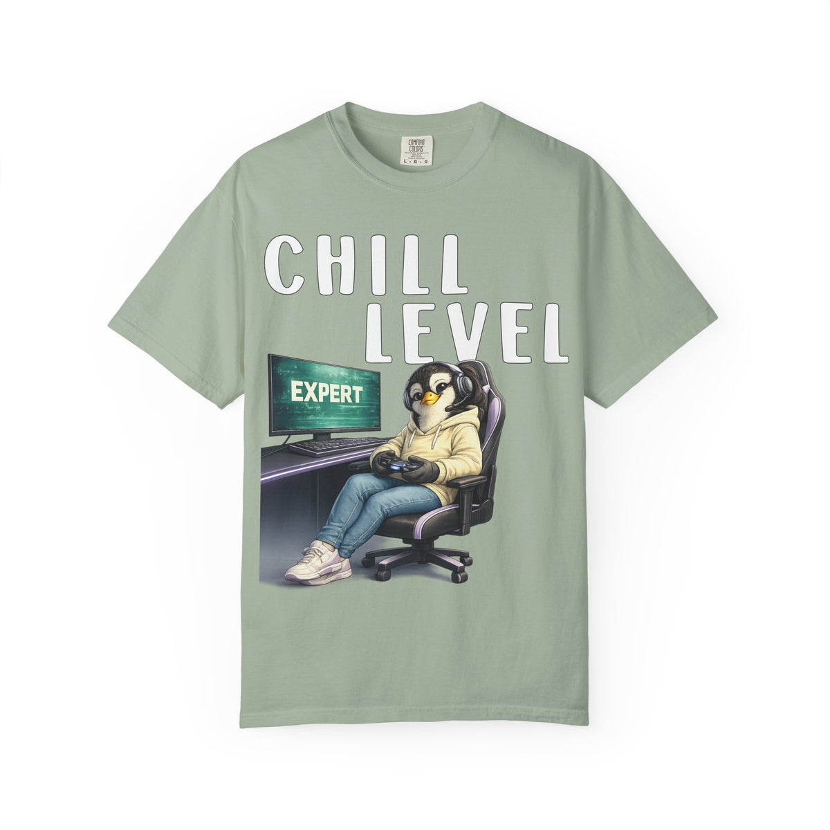 Chill Level Expert Girl T-shirt - Penguin Series