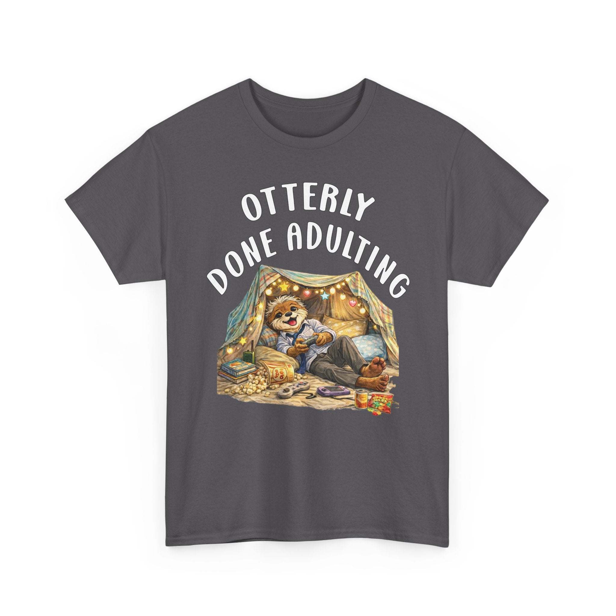 "Otterly Done Adulting" Dad Tee - Otter Series