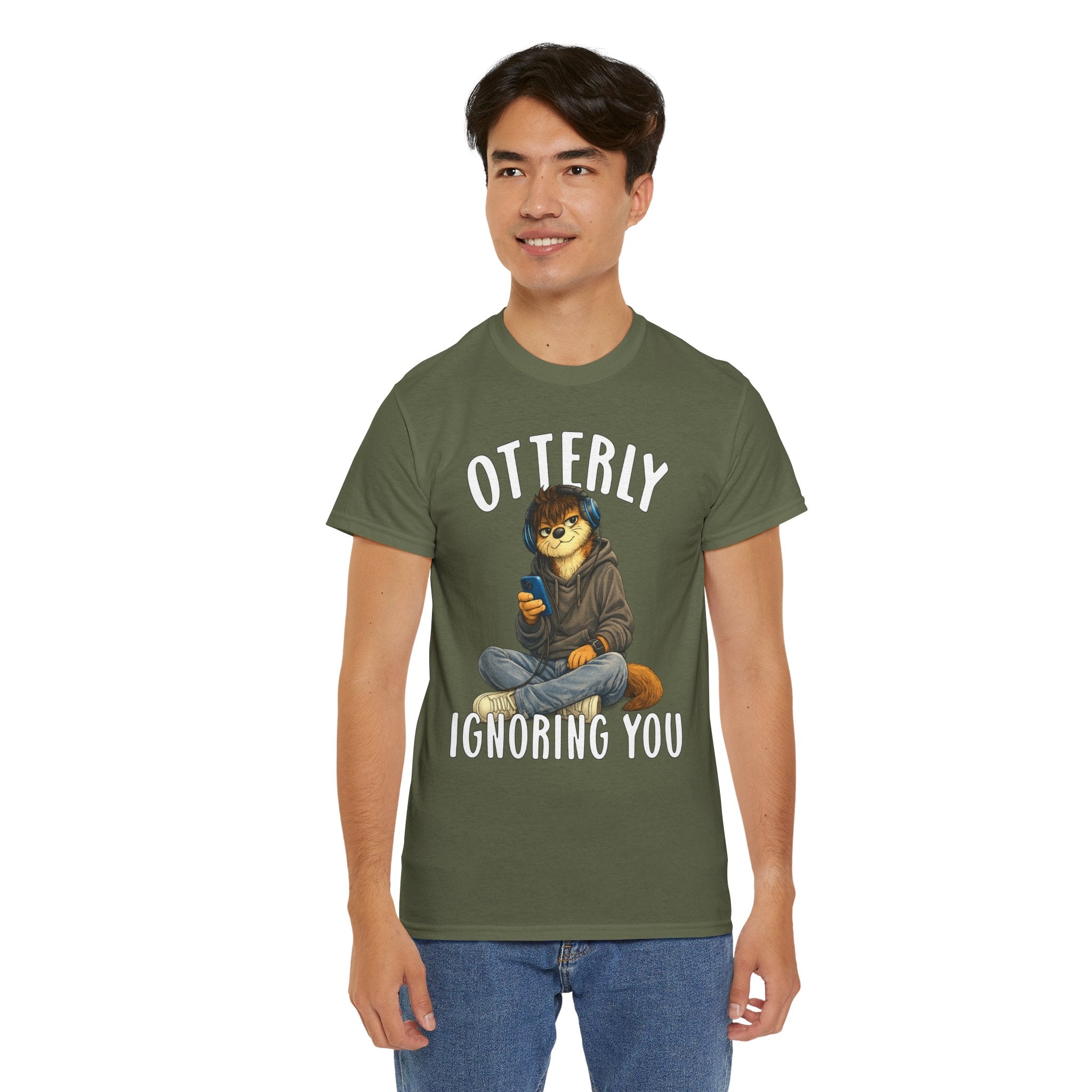 "Otterly Ignoring You" Teen Boy Tee - Otter Series