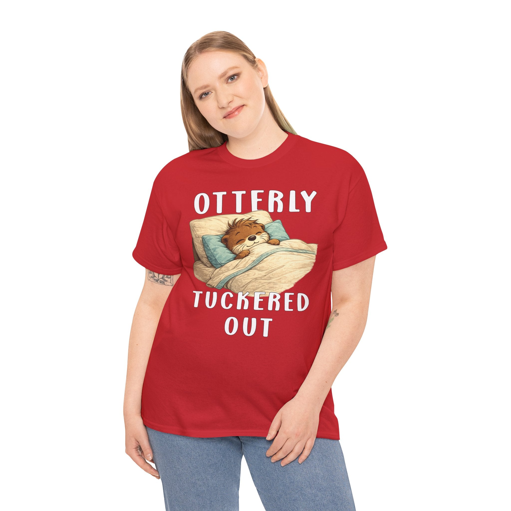 "Otterly Tuckered Out" Tee - Otter Series