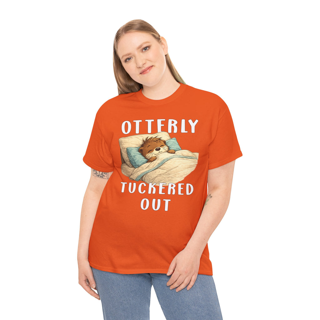 "Otterly Tuckered Out" Tee - Otter Series