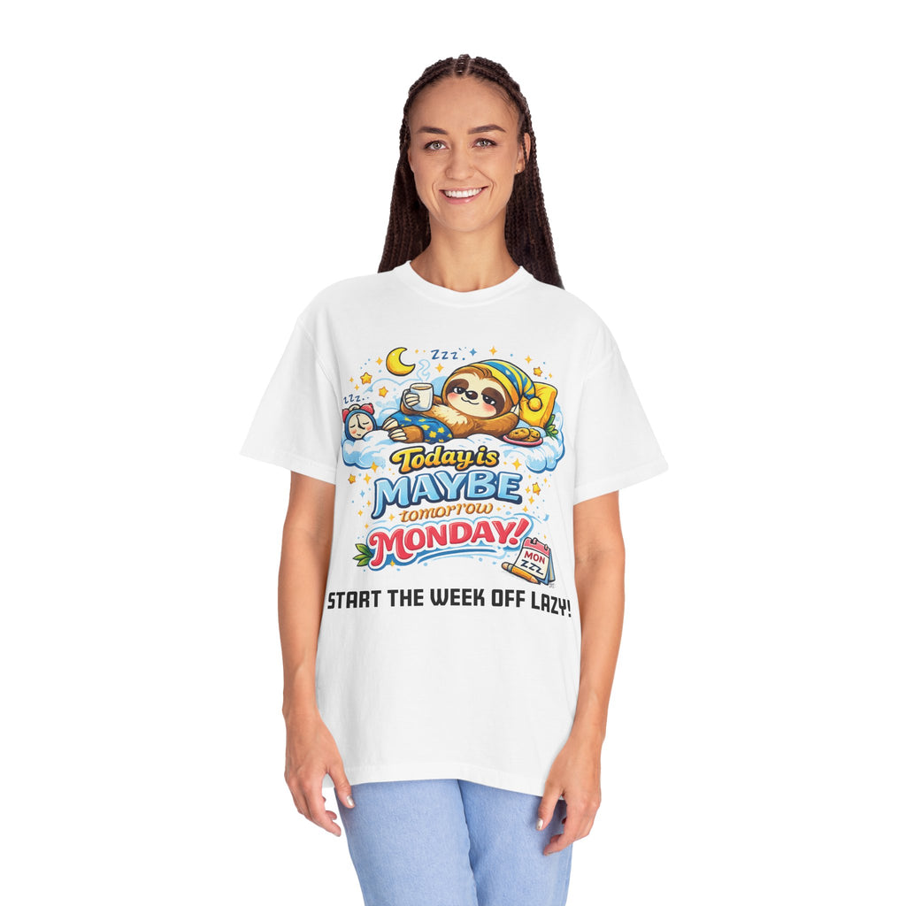 Monday - Procrastination Sloth Series T-shirt