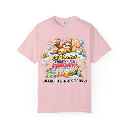 Friday - Procrastination Sloth Series T-shirt