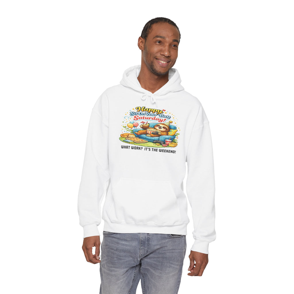 Saturday - Procrastination Sloth Series Hoodie