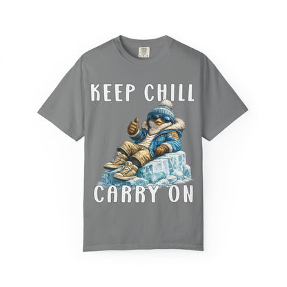 Keep Chill Carry On Boy T-shirt - Penguin Series