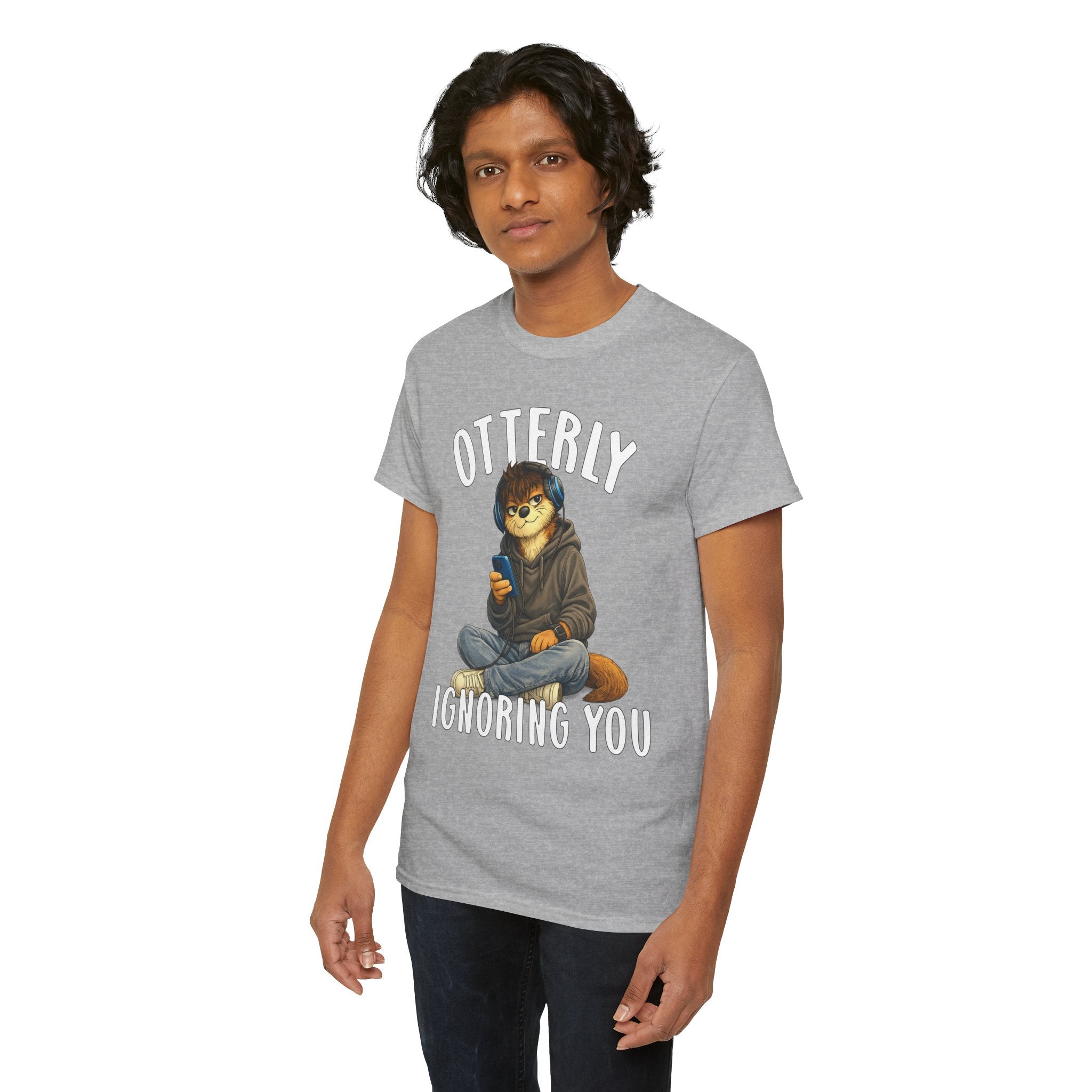 "Otterly Ignoring You" Teen Boy Tee - Otter Series