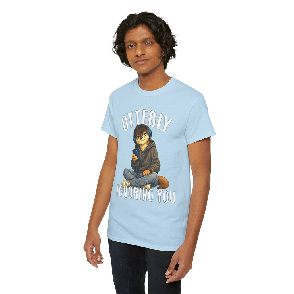 "Otterly Ignoring You" Teen Boy Tee - Otter Series