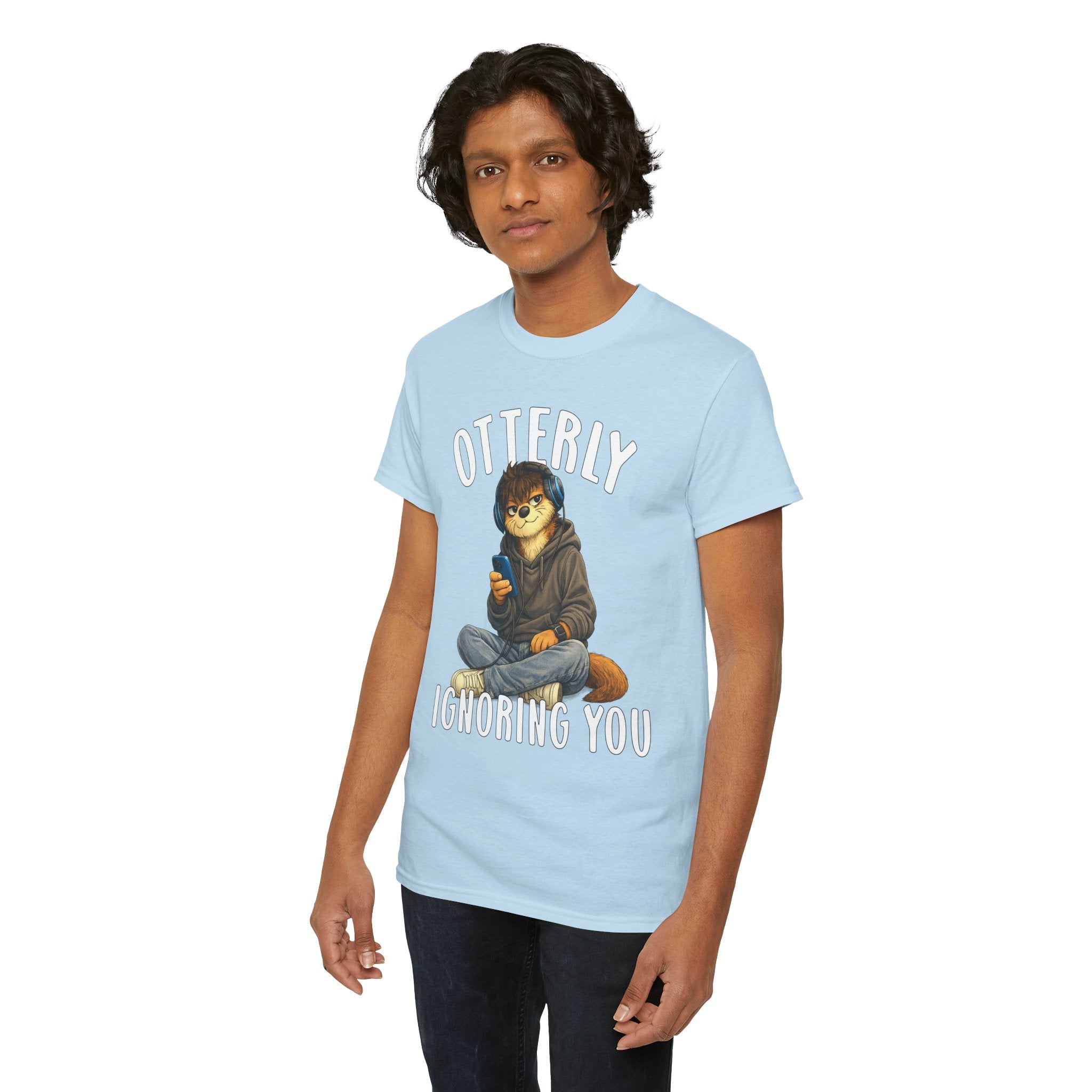 "Otterly Ignoring You" Teen Boy Tee - Otter Series