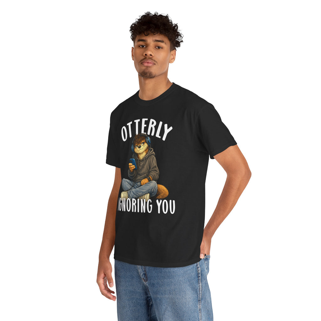 "Otterly Ignoring You" Teen Boy Tee - Otter Series