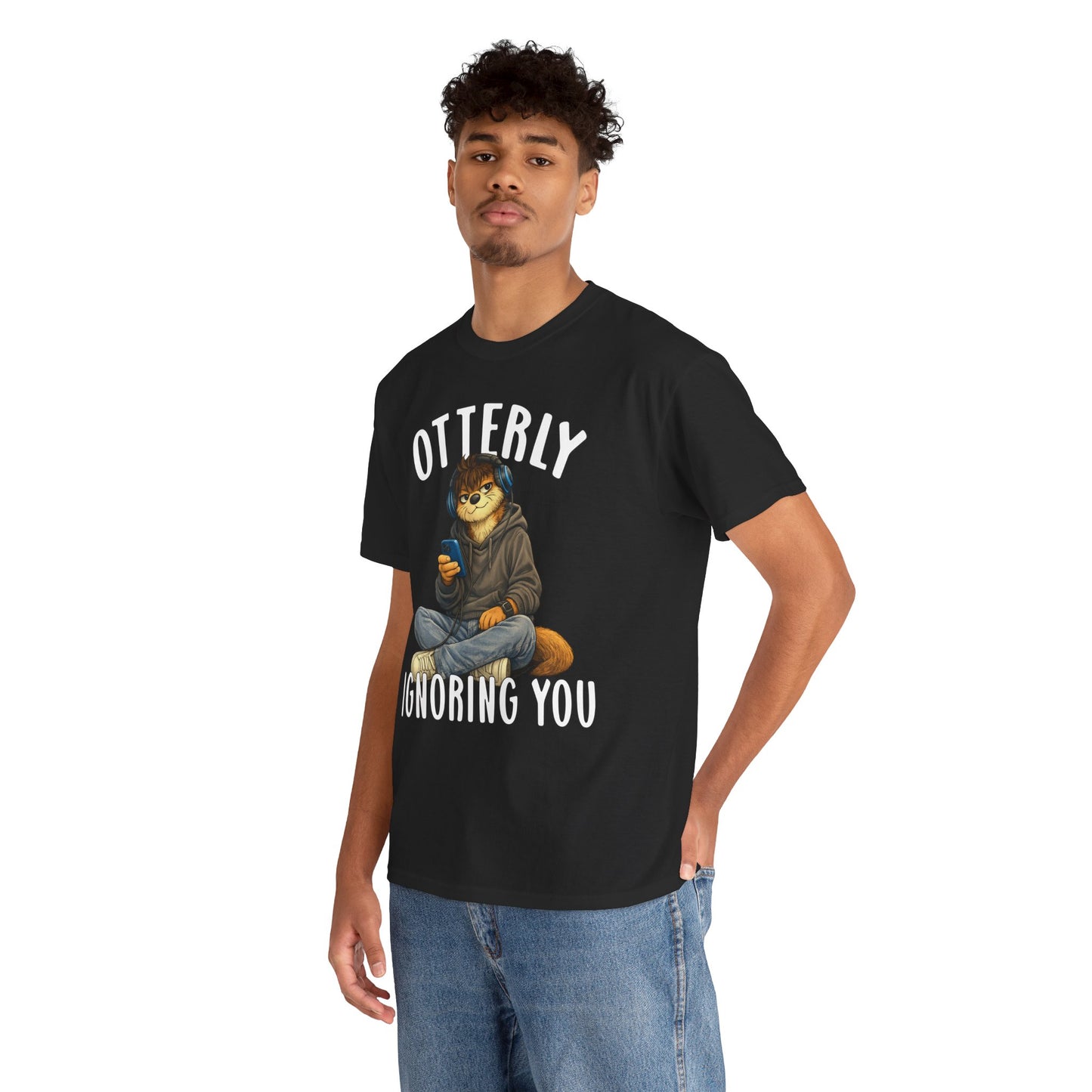"Otterly Ignoring You" Teen Boy Tee - Otter Series