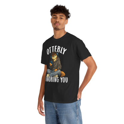 "Otterly Ignoring You" Teen Boy Tee - Otter Series