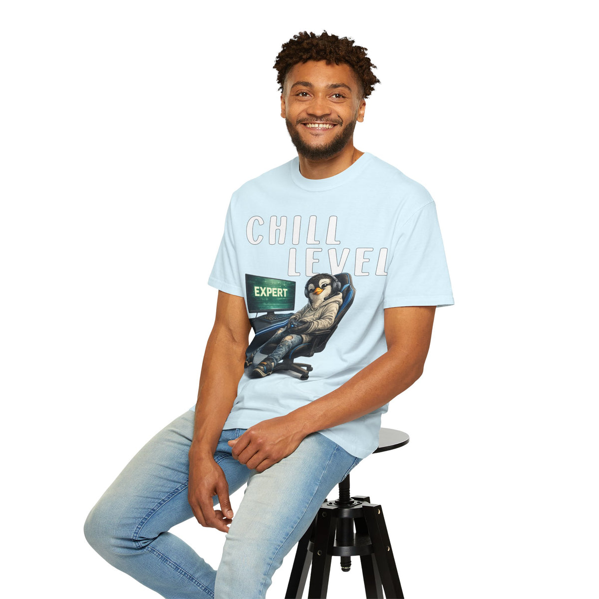 Chill Level Expert Boy T-shirt - Penguin Series