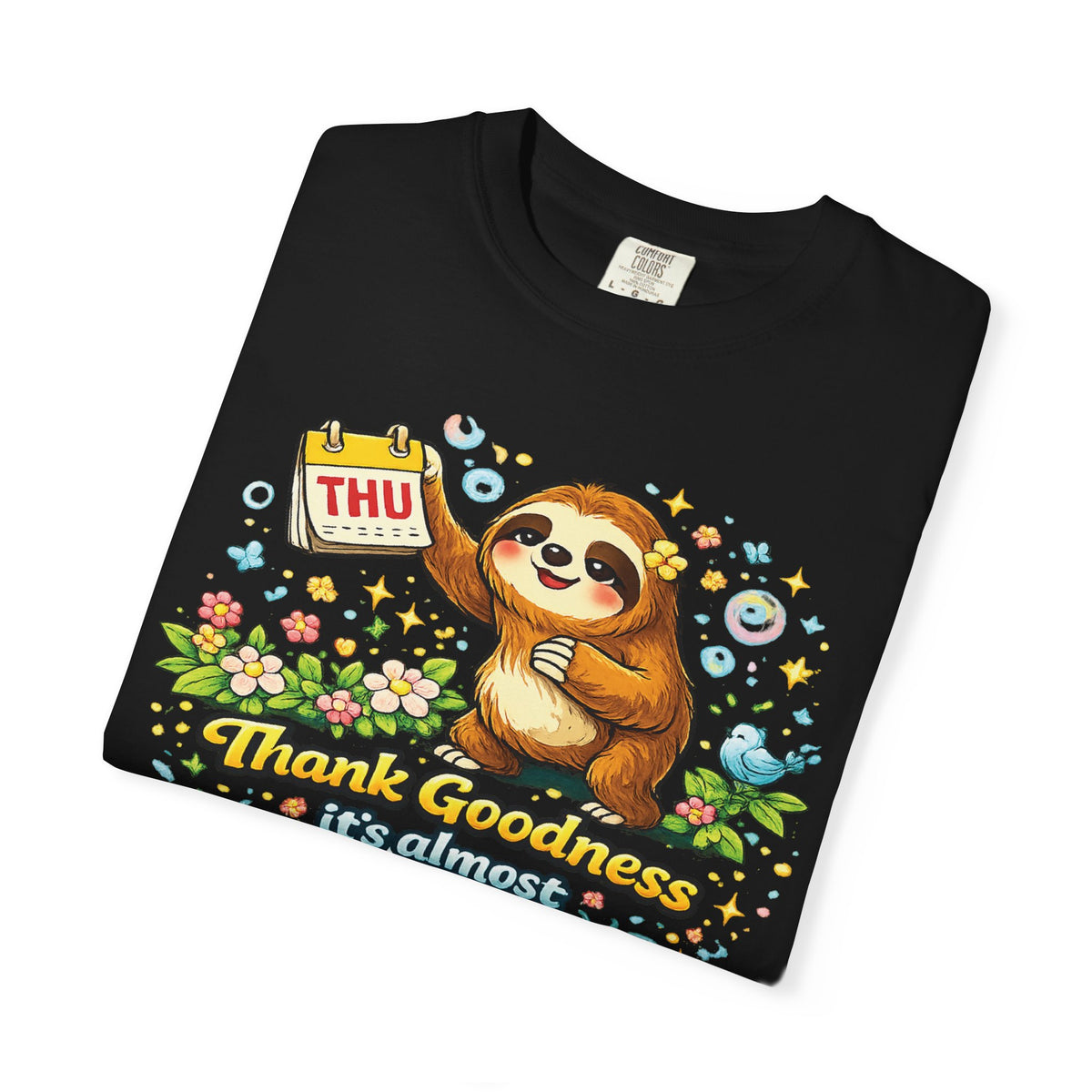 Thursday - Procrastination Sloth Series T-shirt