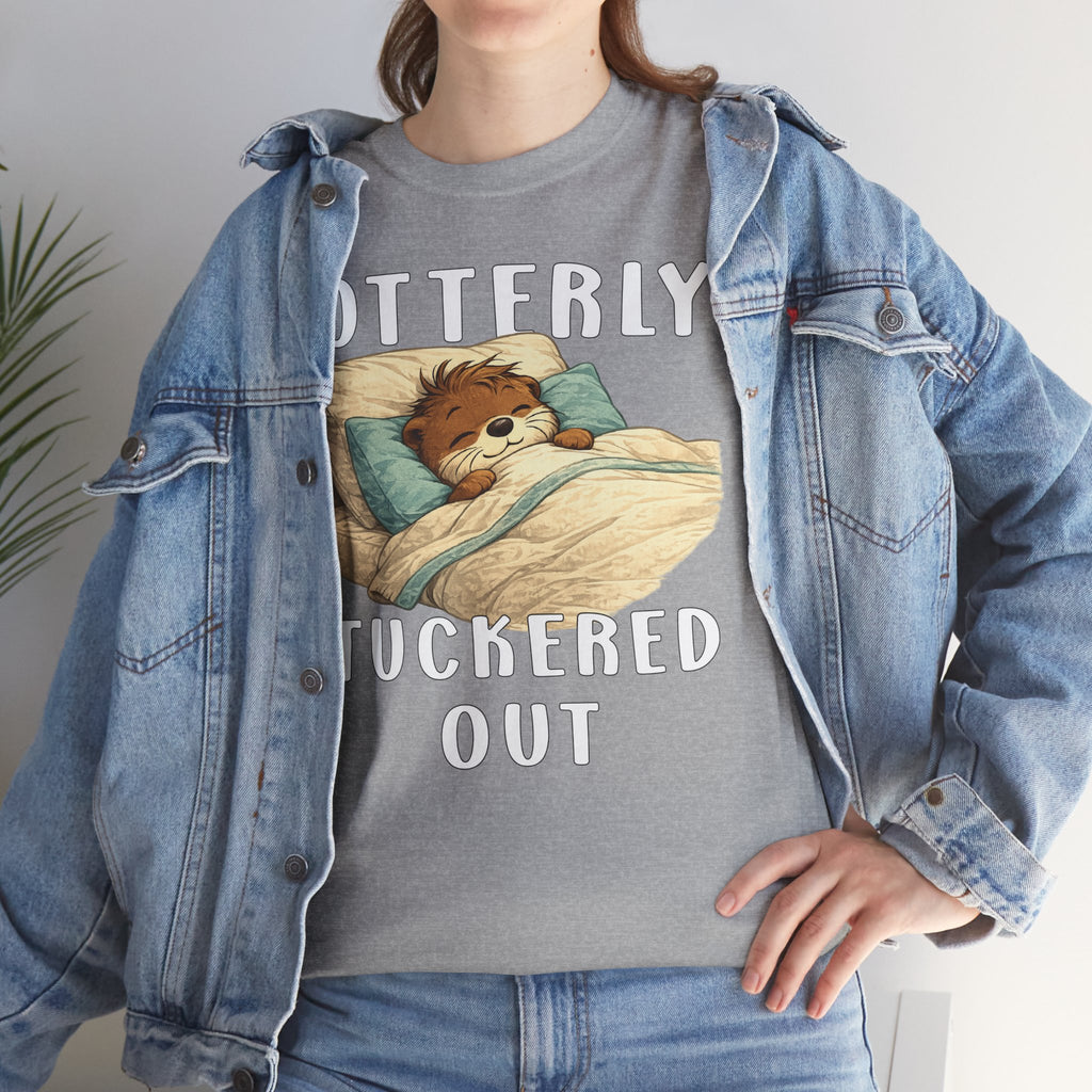 "Otterly Tuckered Out" Tee - Otter Series