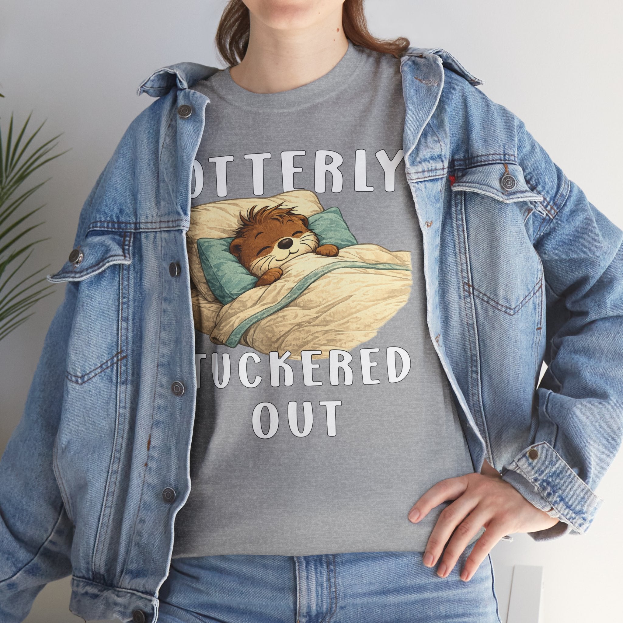"Otterly Tuckered Out" Tee - Otter Series